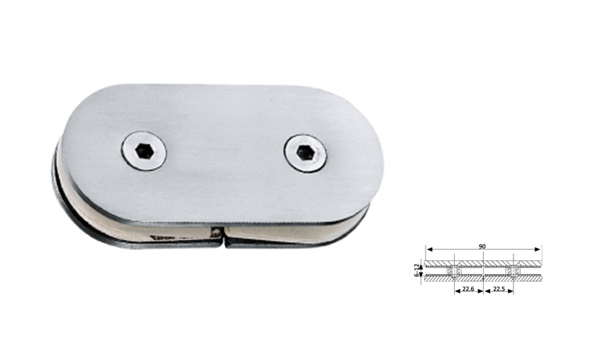 Glass Fix Clip,180°（Double）